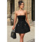 Xiaoxiangfeng spicy girl strapless dress, socialite style queen temperament, sexy slim fit, hip hugging short skirt