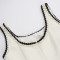 Xiaoxiangfeng temperament, casual slim fit suspender A skirt, women's fashion style, simple commuting, hip hugging short skirt