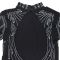 Fashion women's backless diamond hot stamping jumpsuit pants new