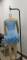 Sexy sleeveless sloping shoulder elastic slim fit mesh patchwork black fungus lace dress