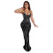 Fashionable women's suspender, rhinestone hot stamping backless dress new