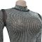 Fashion women's hot pressed diamond long sleeved two-piece set new