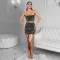 Fashionable women's clothing, fashionable hot and hot diamond two-piece dress set