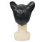 New Fun Item Mask Party Performance Prop Rabbit Girl Headset Halloween Catgirl Half Face Latex Mask