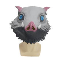 Kazuyuki Sugiura Pig Head Mask Halloween Japanese Anime Performance Cosplay Demon Slayer Mask Headset