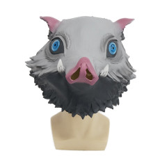 Kazuyuki Sugiura Pig Head Mask Halloween Japanese Anime Performance Cosplay Demon Slayer Mask Headset