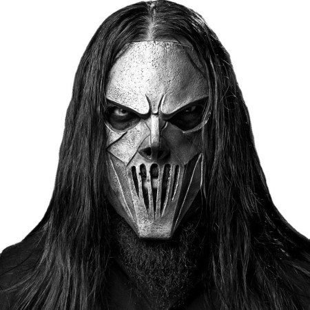 Heavy metal rock Slipknot, live band Joker, latex mask, horror skeleton, Taylor Halloween mask
