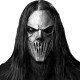 Heavy metal rock Slipknot, live band Joker, latex mask, horror skeleton, Taylor Halloween mask