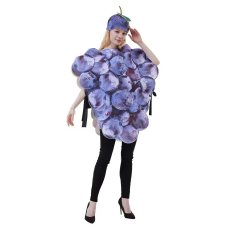 New stock Halloween stage costumes, sports games, fruit parties, grape costumes, role-playing costumes