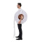 New Halloween couple parody toilet paper costume toilet paper cosplay makeup ball stage performance costume