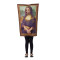 New Halloween party costumes, fun and humorous mural costumes, campus activity performance jumpsuits