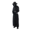 Medieval steampunk style plague bird beak doctor playing costume crow long beak  WOMEN  AND MEN
