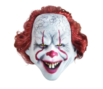 Spot supply of American scary stories, clown resurrection latex mask headgear, Halloween funny