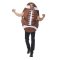 Halloween costume, funny rugby cosplay, sports equipment, performance costumes, party costumes
