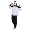 Factory direct sales of new Halloween adult white ghost plush hooded pajamas, horror ghost role-playing costume performance