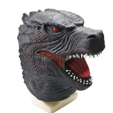 Internet celebrity economy Godzilla vs. King Kong movie series monsters Godzilla latex mask Halloween event party