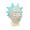 Rick and Morty Professor Latex Mask Halloween Anime cosplay headgear