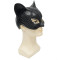 New Fun Item Mask Party Performance Prop Rabbit Girl Headset Halloween Catgirl Half Face Latex Mask