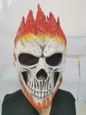 Halloween New Evil Knight Mask Terror Ghost Full Face Mask Skull Latex Headset Wholesale