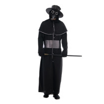 Medieval steampunk style plague bird beak doctor playing costume crow long beak  WOMEN  AND MEN