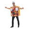 Halloween fun food costume, waffle cake bar party costume, in stock