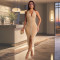 Fashionable women's rhinestone slim fit hip hugging dress