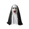 Summoning 2 Nun Mask Halloween Scary Makeup Mask Tricking Ghost Face Scary Latex Headset Nun