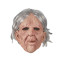 Popular latex masks and headbands for the elderly across the internet, with realistic effects for carnival parties