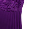 2024 New Style Solid Color Lace Hook Flower Hollow Crimson Cross border Dress