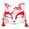 Half face cat face fox mask men and women children's party performance supplies wholesale Tiktok Japanese antique