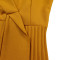 Autumn and winter new women's clothing OL fashion suit collar pleated waist cinched plus size dress