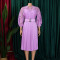 2024 New Style Solid Color Lace Hook Flower Hollow Crimson Cross border Dress