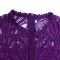 2024 New Style Solid Color Lace Hook Flower Hollow Crimson Cross border Dress