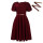 Burgundy + belt