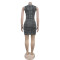 Fashion Women's Hot Diamond Hanging Neck Dress New