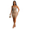 Fashionable women's hot diamond sexy suspender dress new