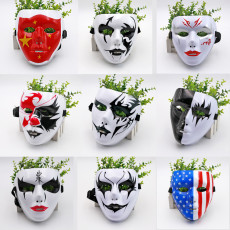 Masked painted street dance masks for men and women, full face hip-hop, masked dancers, funny faces, dance revenge costumes