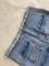 New washed distressed patchwork multi pocket pants, trendy straight leg low waist denim pants