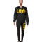 Popular hot selling letter hooded hot stamping casual set direct sales