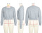 Comfortable casual solid color woolen cardigan contrasting short top sweater  6 COLORS