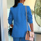 Women's suit single coat loose OL office commuting solid color spring and autumn