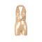 Sexy jumpsuit deep V-neck backless hot pants shorts party
