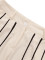 Women's linen shirt long sleeved set two-piece set with spring and autumn patchwork stripes
