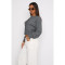 Comfortable casual solid color woolen cardigan contrasting short top sweater  6 COLORS
