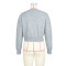 Comfortable casual solid color woolen cardigan contrasting short top sweater  6 COLORS