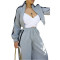 Women's sports hoodie set striped jacket two-piece loose autumn/winter