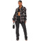 Casual plaid pocket button edging top long shirt