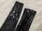 Women's button zipper hot selling hot selling, slit slim fit street shiny leather small foot leather pants