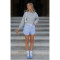 Comfortable casual solid color woolen cardigan contrasting short top sweater  6 COLORS