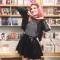 New PU leather shiny dark pleated skirt mini mini mini mini mini skirt with strange odor girl half skirt